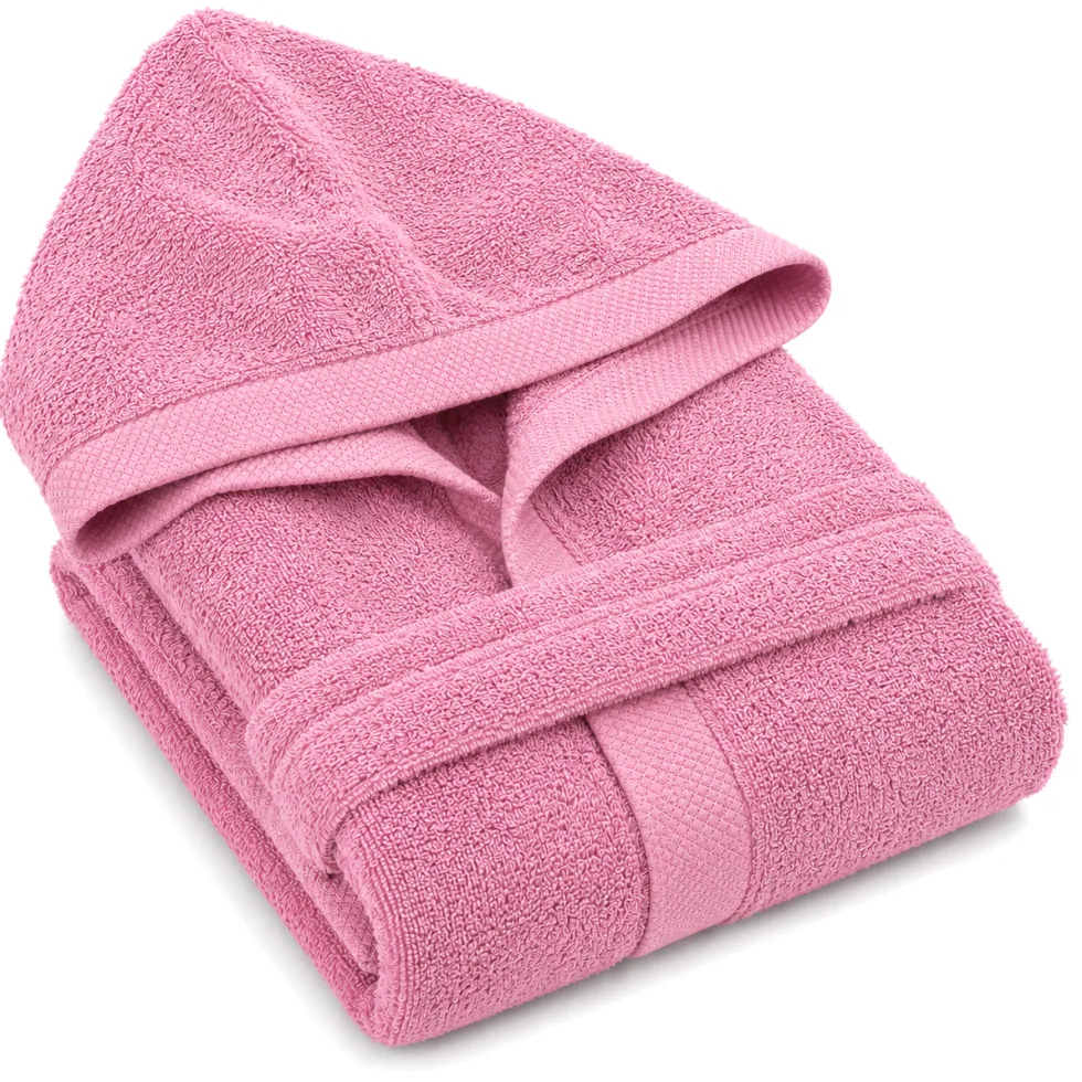 Accappatoio con cappuccio Elegant Rosa