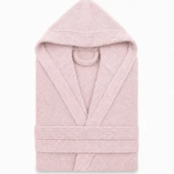 Accappatoio con cappuccio Pop Corn Rosa