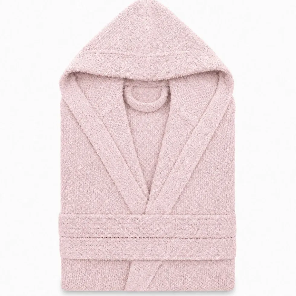 Accappatoio con cappuccio Pop Corn Rosa