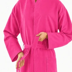 Accappatoio in Microfibra Fuxia