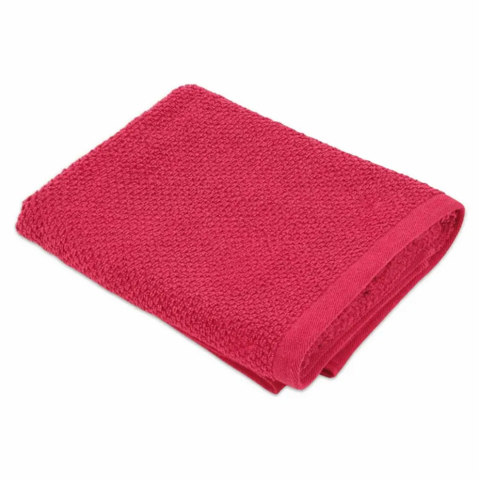 Asciugamano chicco di riso Rosso Fragola