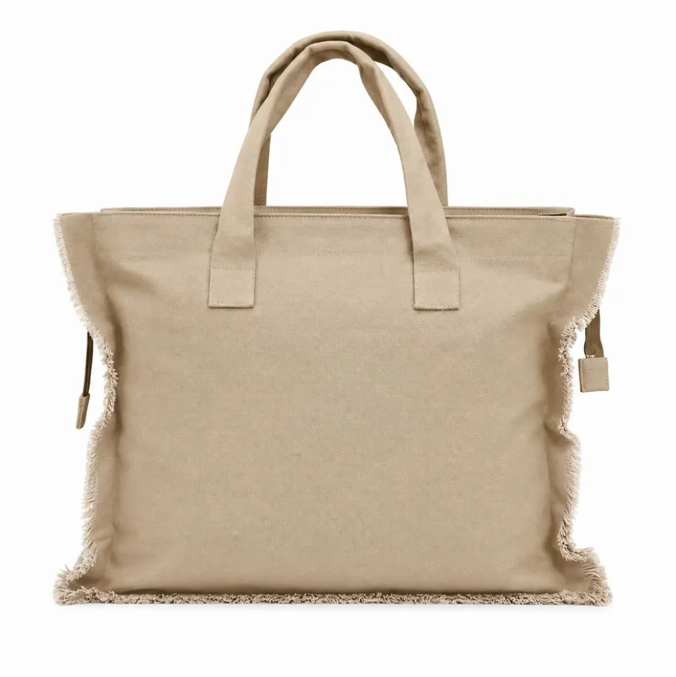 Borsa frange tortora