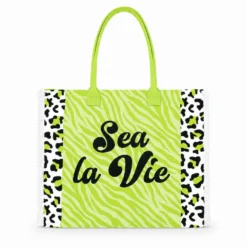 Borsa Mare con zip Sea La Vie Verde