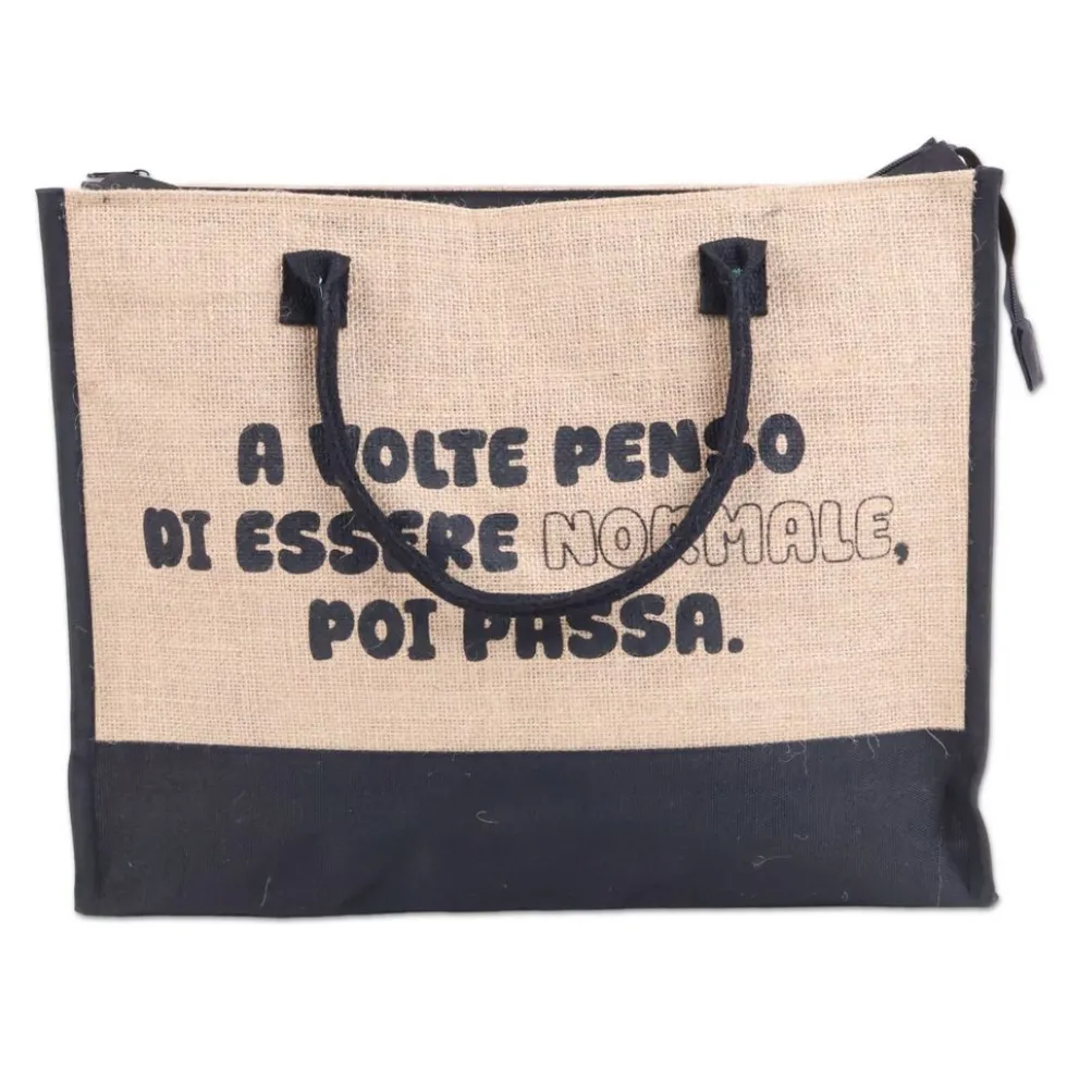 Borsa Mare di Juta Michy Essere Normale