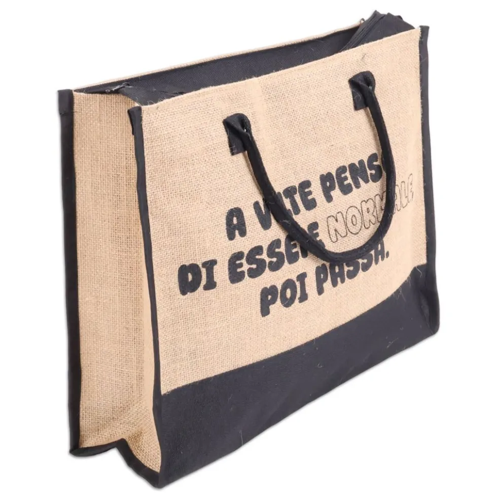 Borsa Mare di Juta Michy Essere Normale