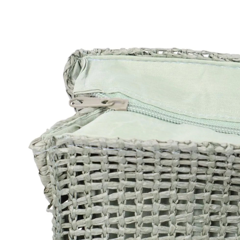 Borsa Mare in Paglia Alessia Verde