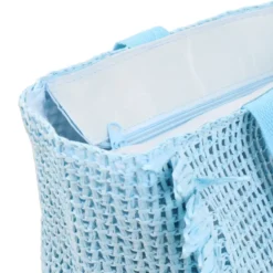 Borsa Mare in Paglia Lena Azzurra