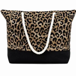 Borsa Mare in tessuto Leo