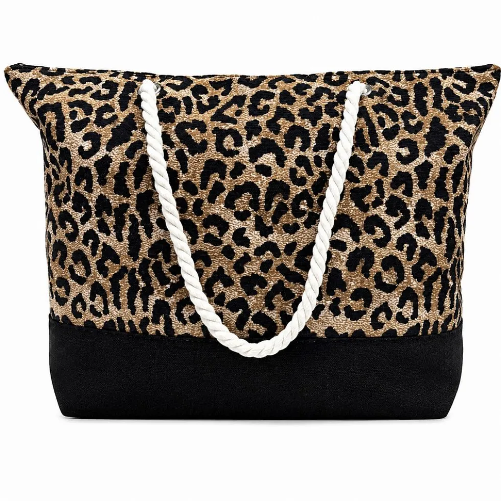 Borsa Mare in tessuto Leo