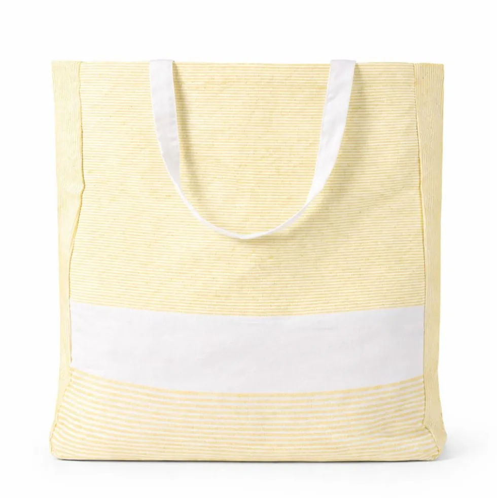 Borsa Portabiancheria Righe Giallo
