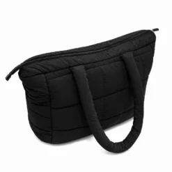 Borsa Tote trapuntata puffer Louise Nera