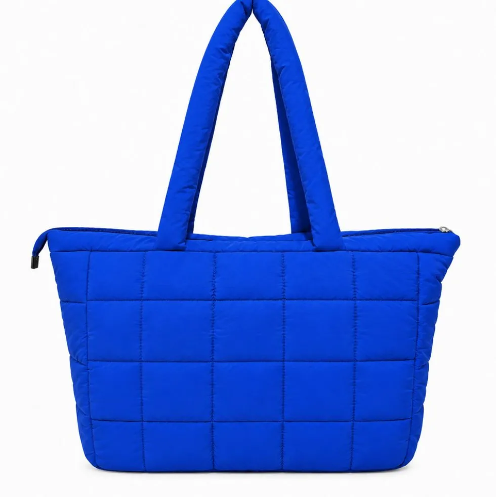 Borsa Tote trapuntata puffer Louise Blu