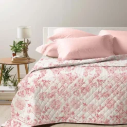 Boutis copriletto Alys Rosa Singolo