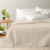 Boutis copriletto Kim double Naturale - Tortora Singolo