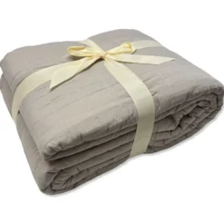 Boutis copriletto Kim double Naturale - Tortora Singolo