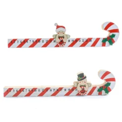 Calendario dell'Avvento in Legno Dolciume Omino Cappello