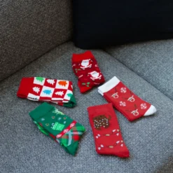 Calze Natalizie in Scatola Regalo Addobbi