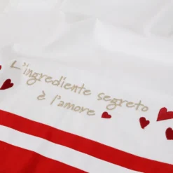 Canovaccio cotone ricamato Ingrediente Segreto Amore