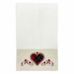 Canovaccio nido d'ape Amore Cuore Scozzese