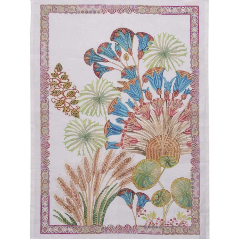 Canovaccio Tessitura Toscana Papyro Blue 100% Lino