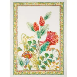Canovaccio Tessitura Toscana Artigemme Rosso 100% Lino