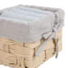 Cestino 4 Lavette in Spugna Lien Grigio