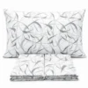 Completo Lenzuola Abstract Grigio matrimoniale