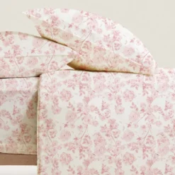 Completo Lenzuola Alys Rosa Matrimoniale