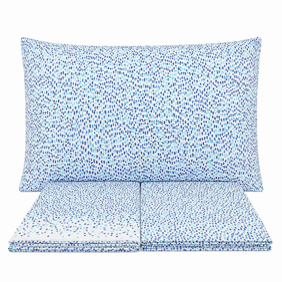 Completo Lenzuola Caleffi Gipsy Bluette Matrimoniale