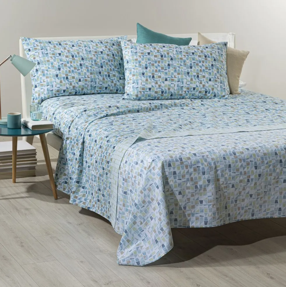 Completo Lenzuola Caleffi Orleans Anice Matrimoniale