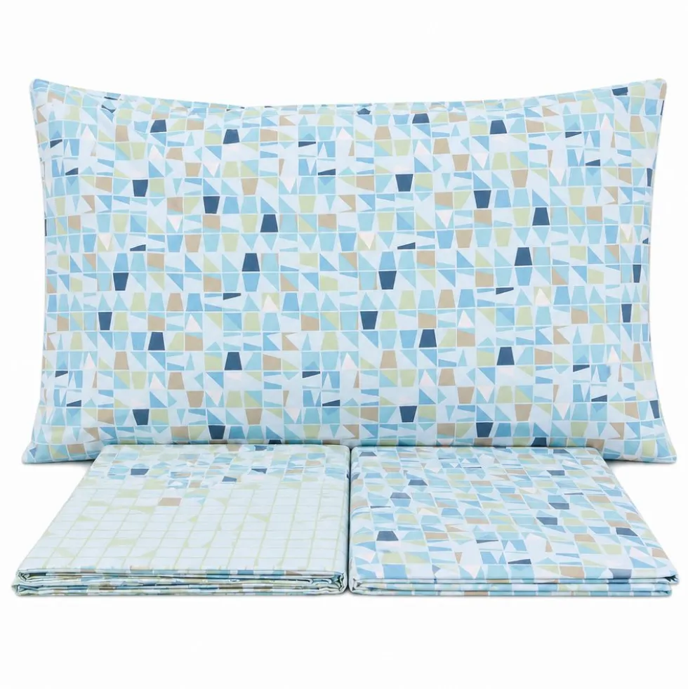 Completo Lenzuola Caleffi Orleans Anice Matrimoniale