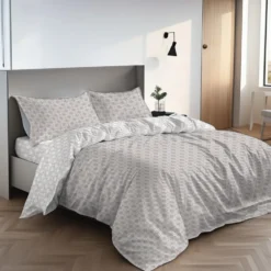 Completo Lenzuola catena beige piazza e mezzo