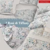 Completo Lenzuola copriletto Aliante in Raso di puro cotone Matrimoniale