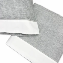 Completo Lenzuola CREOLE Riga Grigio Matrimoniale