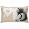 Completo Lenzuola Cuori appesi beige Singolo