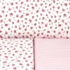 Completo Lenzuola Emy roselline rosa Piazza e mezzo