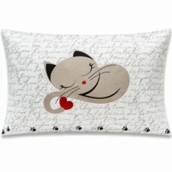 Completo Lenzuola Gattini beige Singolo