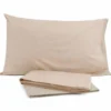 Completo Lenzuola Giusy Cavalieri Elegance Beige Matrimoniale VAR. 183