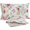 Completo Lenzuola Giusy Cavalieri Floral Panna Matrimoniale VAR. 288