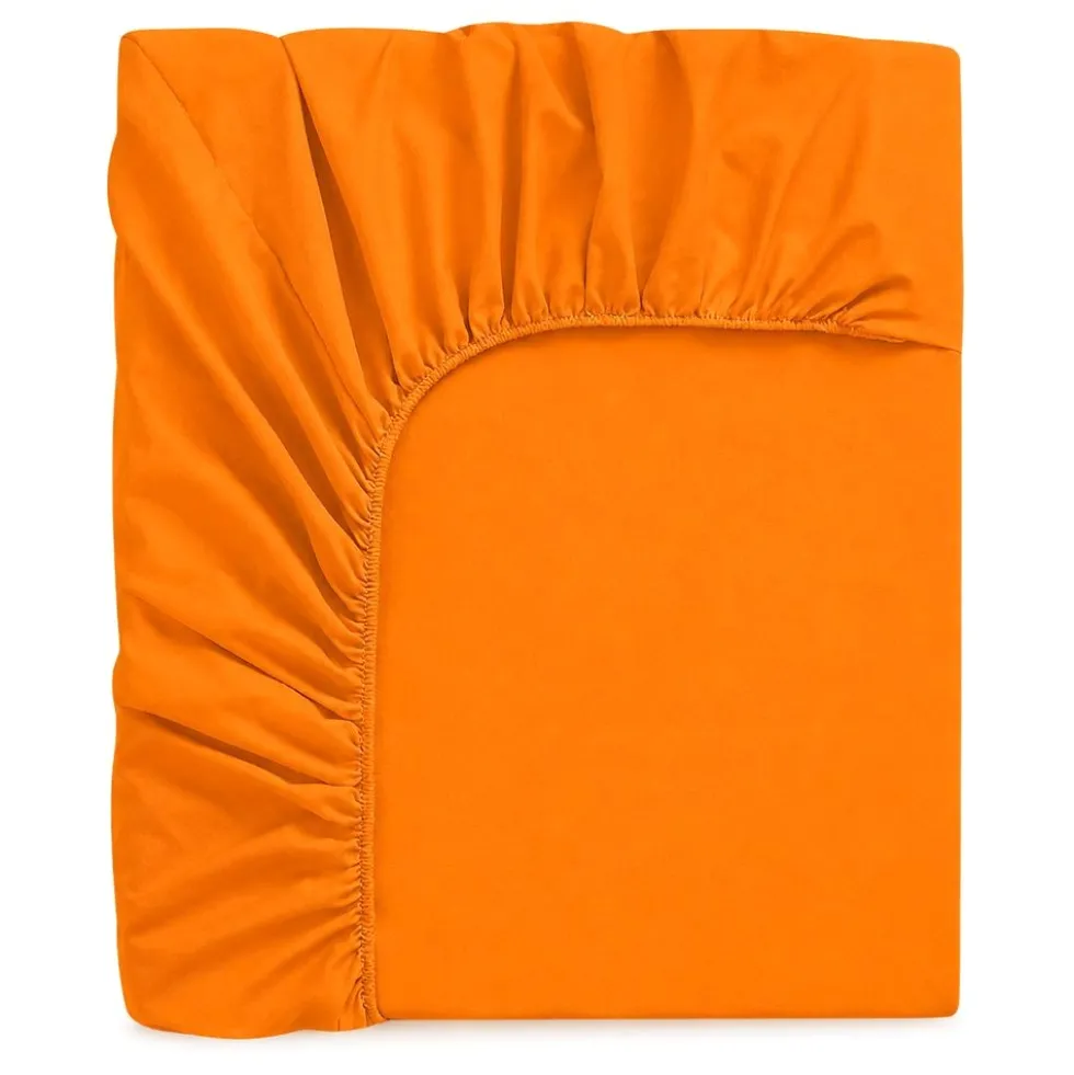 Completo Lenzuola Joli Federe con bottoni Arancio Piazza e mezzo