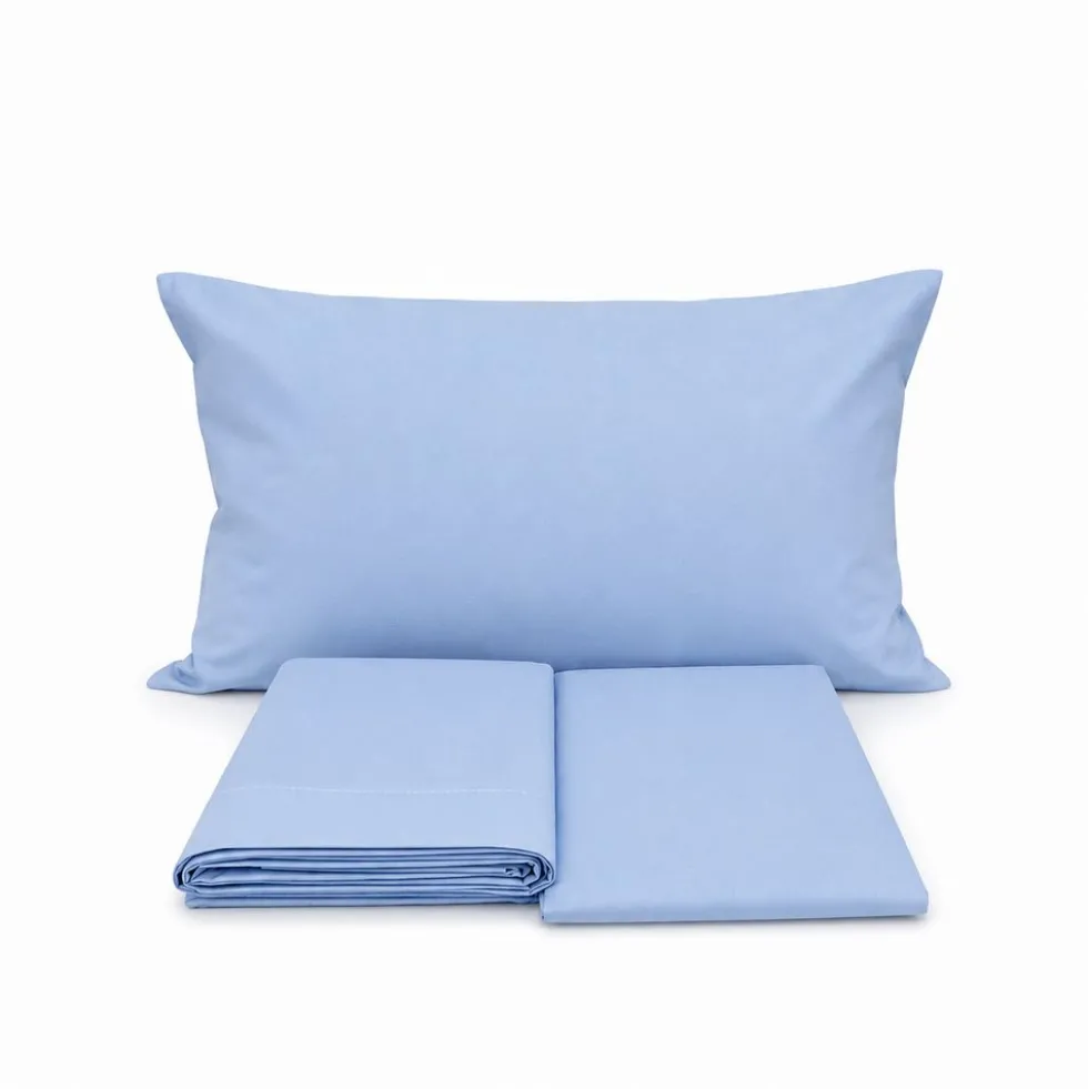 Completo Lenzuola lettino Azzurro