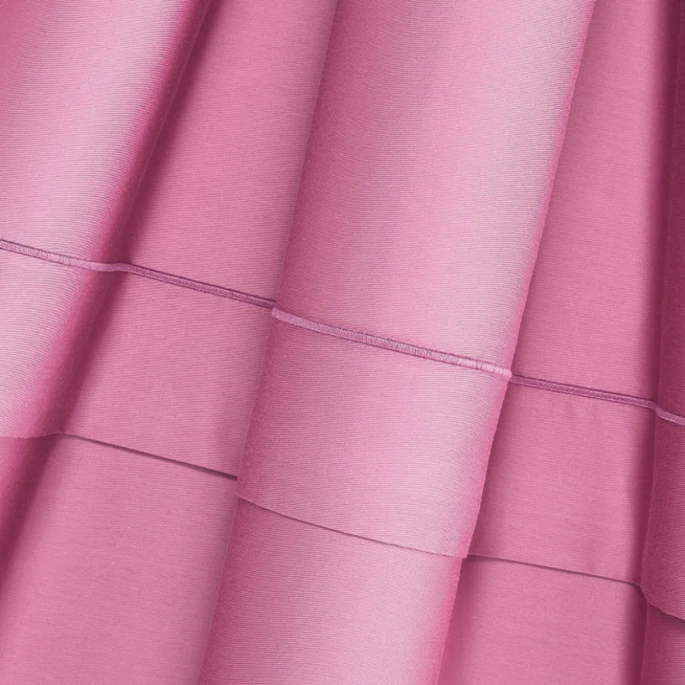 Completo Lenzuola Raso Rosa malva matrimoniale