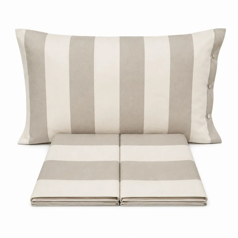 Completo Lenzuola Rigoni beige matrimoniale