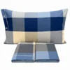 Completo Lenzuola Scotland Azzurro Francese