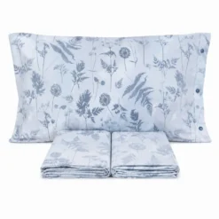 Completo Lenzuola Soffione Azzurro Francese