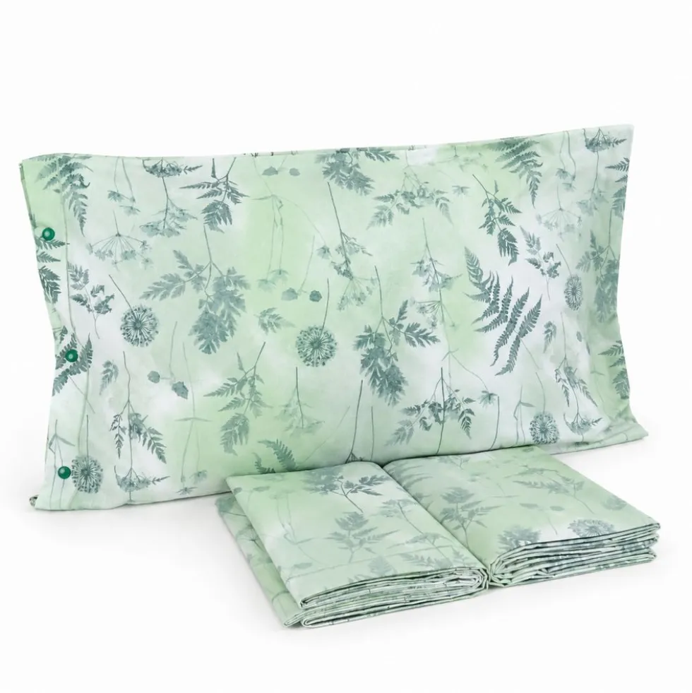 Completo Lenzuola Soffione Verde Singolo