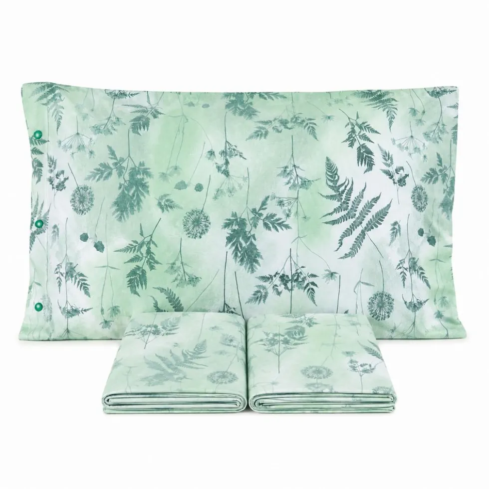 Completo Lenzuola Soffione Verde Francese