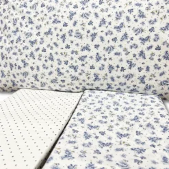 Completo Lenzuola Violette azzurre piazza e mezzo