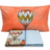 Completo Lenzuola Volare Mongolfiera multicolor Piazza e mezzo