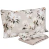 Completo Letto Raso di cotone Lavinia Beige Matrimoniale